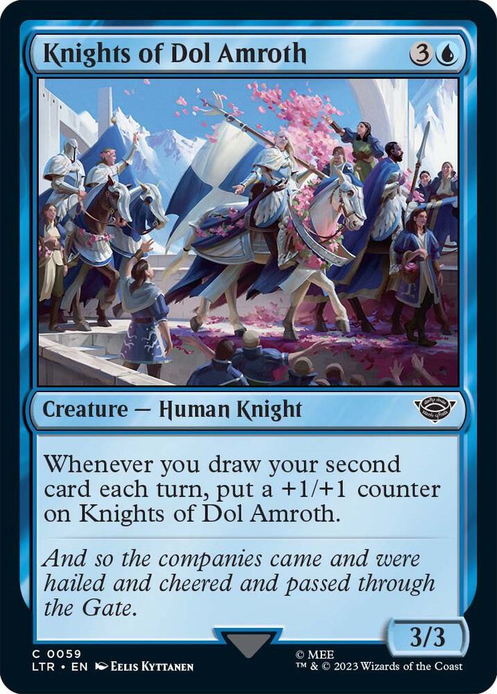 Knights of Dol Amroth - 59 Foil - Universes Beyond: The Lord of the Rings: Tales of Middle-earth