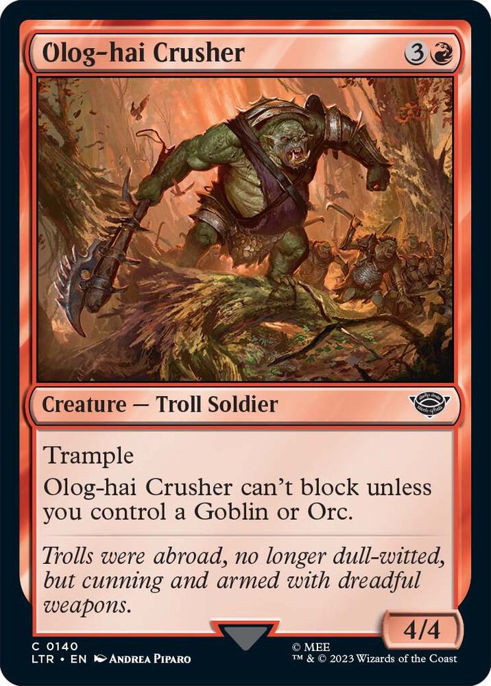 Olog-hai Crusher - 140 Normal - Universes Beyond: The Lord of the Rings: Tales of Middle-earth