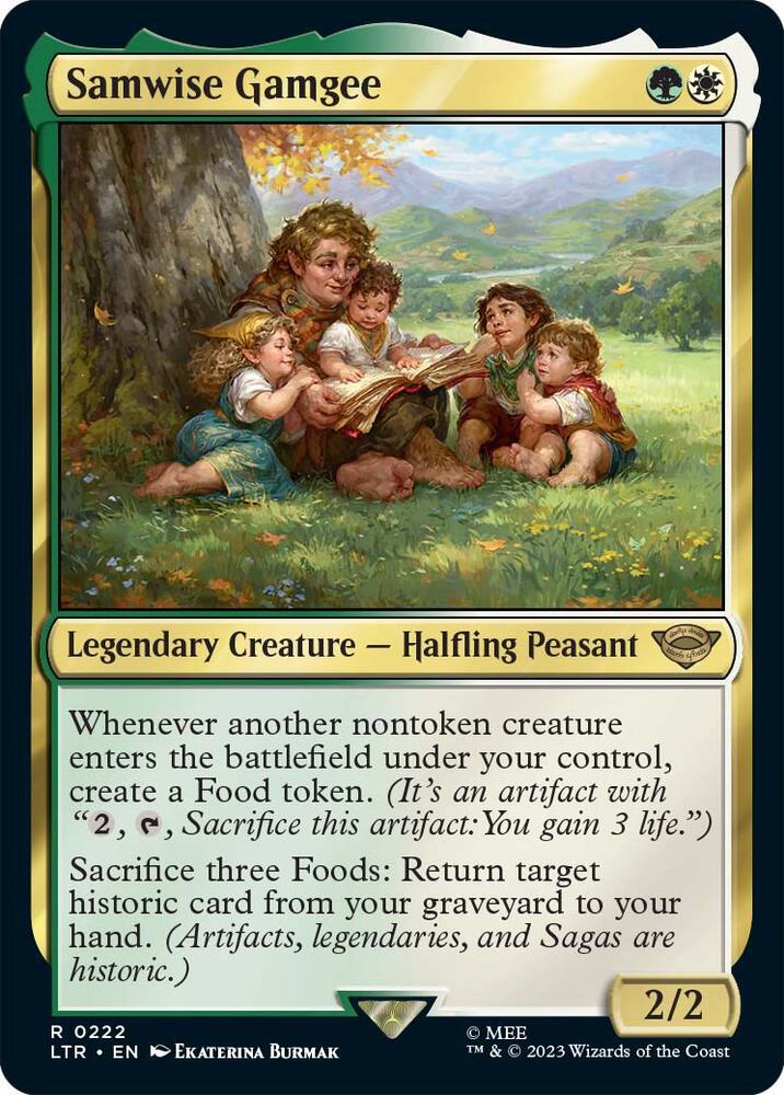Samwise Gamgee - 222 Normal - Universes Beyond: The Lord of the Rings: Tales of Middle-earth