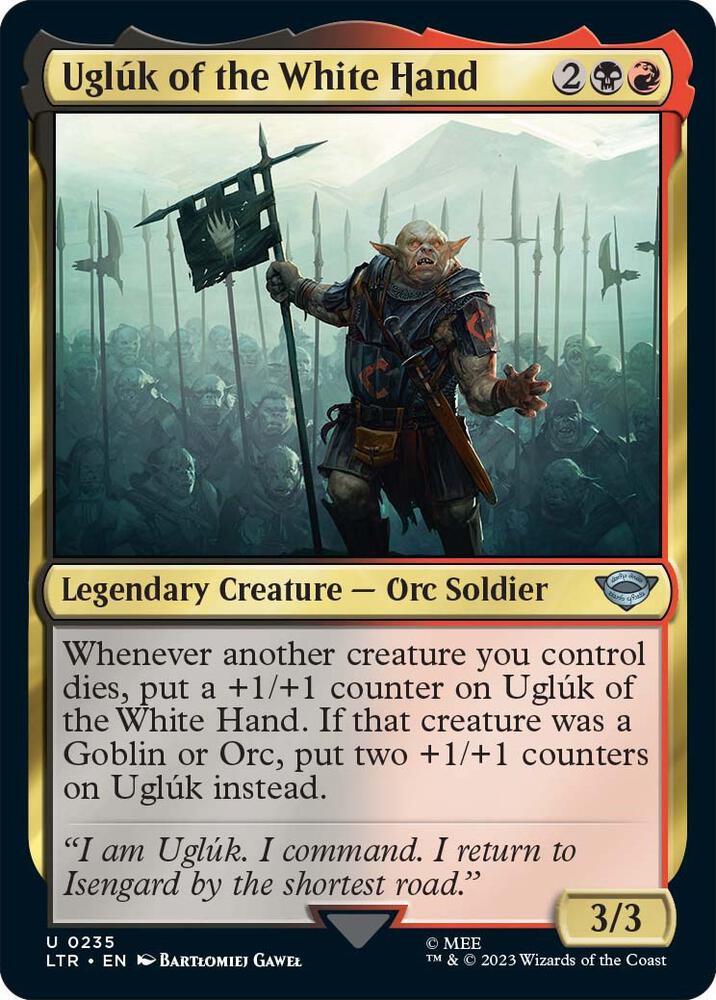 Ugluk of the White Hand - 235 Normal - Universes Beyond: The Lord of the Rings: Tales of Middle-earth