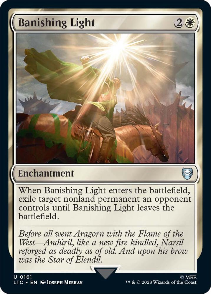 Banishing Light - 161 Normal - Commander: The Lord of the Rings: Tales of Middle-earth