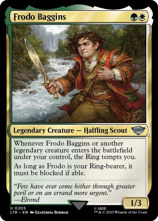 Frodo Baggins - 205 Normal - Universes Beyond: The Lord of the Rings: Tales of Middle-earth