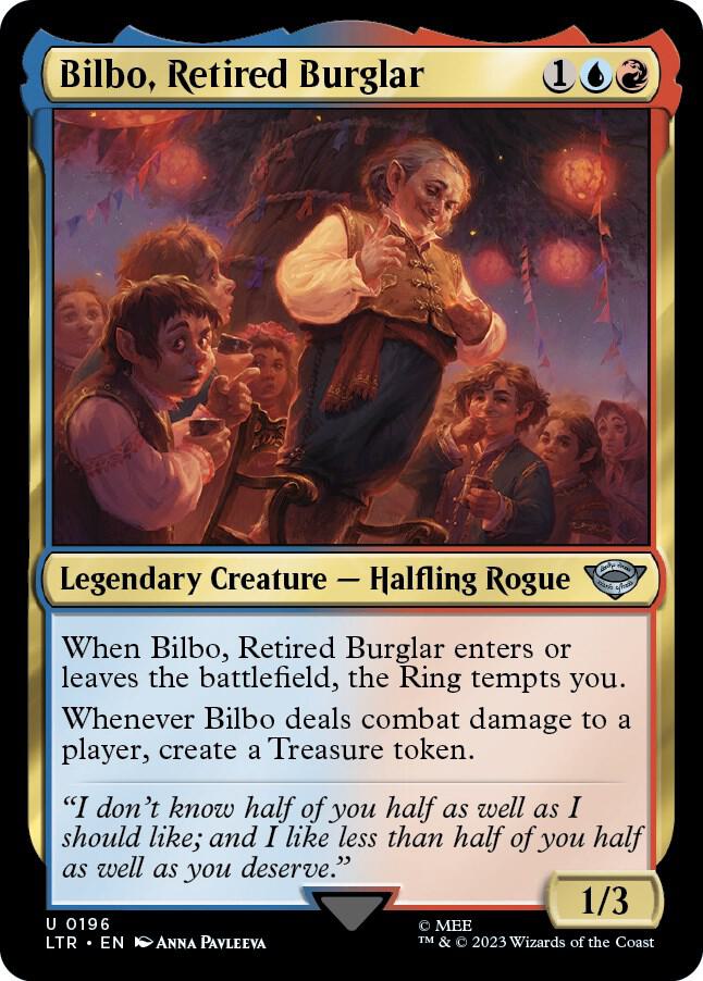 Bilbo, Retired Burglar - 196 Normal - Universes Beyond: The Lord of the Rings: Tales of Middle-earth