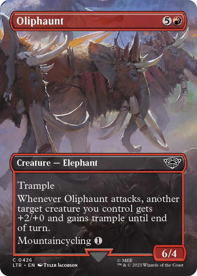 Oliphaunt (Borderless) - 426 Normal - Universes Beyond: The Lord of the Rings: Tales of Middle-earth
