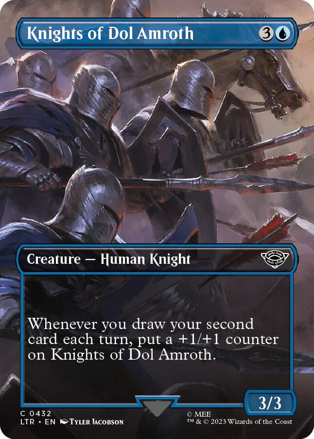 Knights of Dol Amroth (Borderless) - 432 Normal - Universes Beyond: The Lord of the Rings: Tales of Middle-earth
