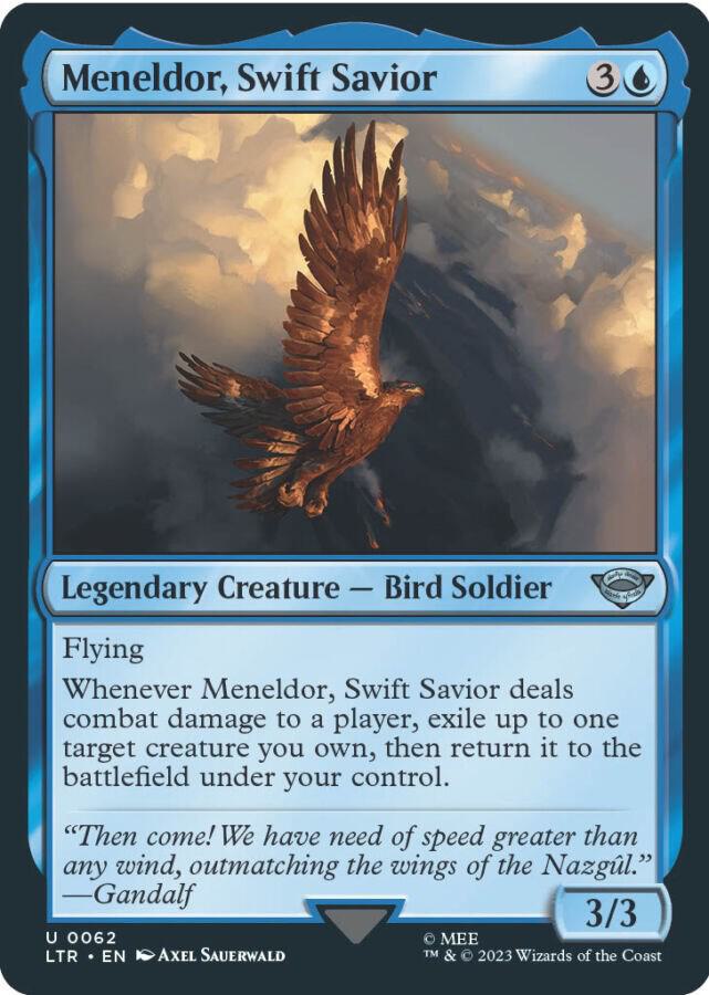 Meneldor, Swift Savior - 62 Normal - Universes Beyond: The Lord of the Rings: Tales of Middle-earth