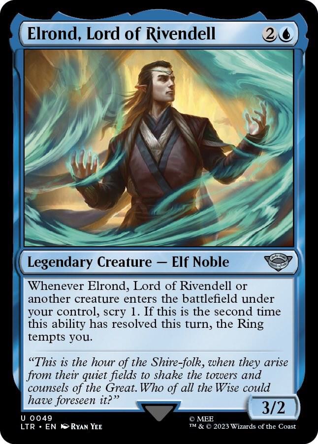 Elrond, Lord of Rivendell - 49 Normal - Universes Beyond: The Lord of the Rings: Tales of Middle-earth