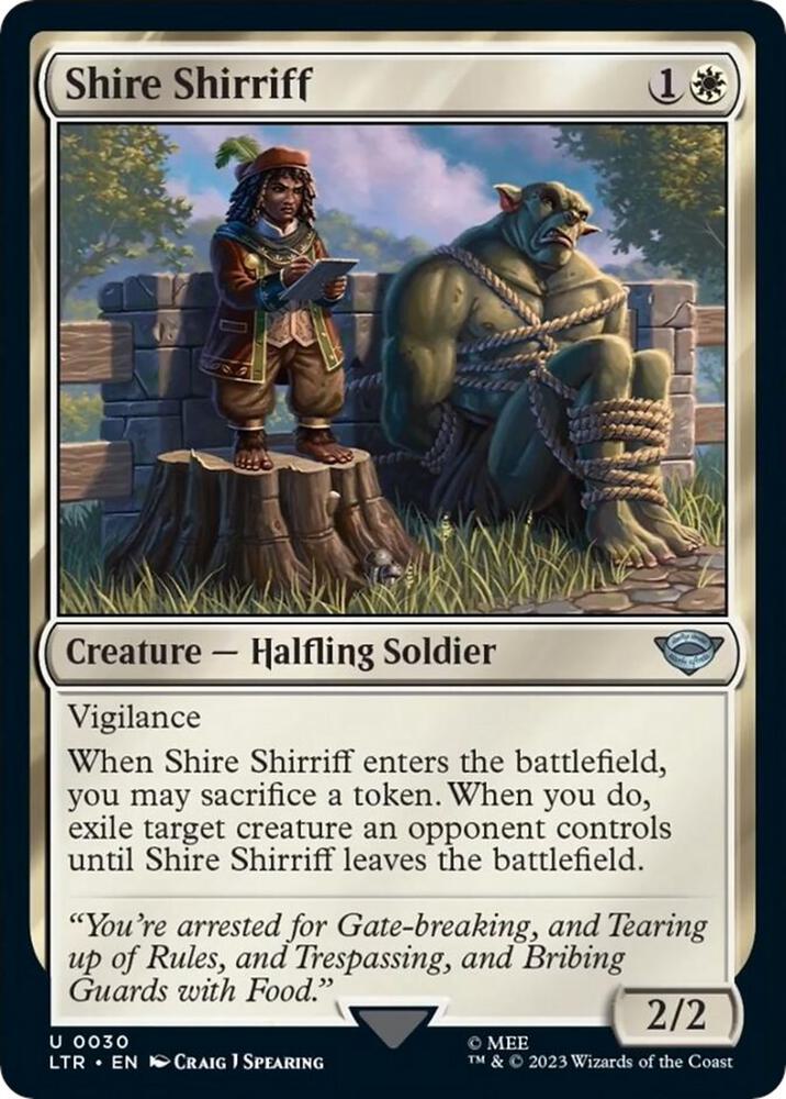 Shire Shirriff - 30 Normal - Universes Beyond: The Lord of the Rings: Tales of Middle-earth