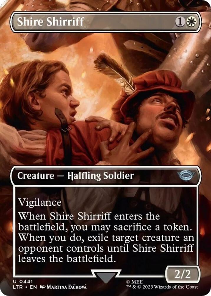 Shire Shirriff (Borderless) - 441 Normal - Universes Beyond: The Lord of the Rings: Tales of Middle-earth