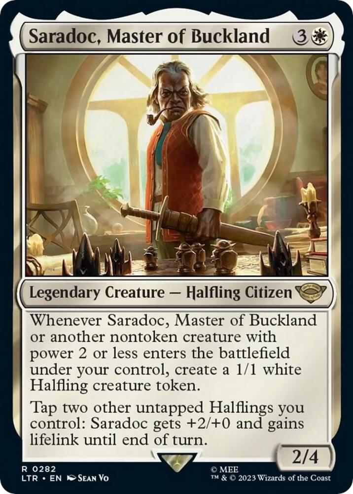 Saradoc, Master of Buckland - 282 Normal - Universes Beyond: The Lord of the Rings: Tales of Middle-earth