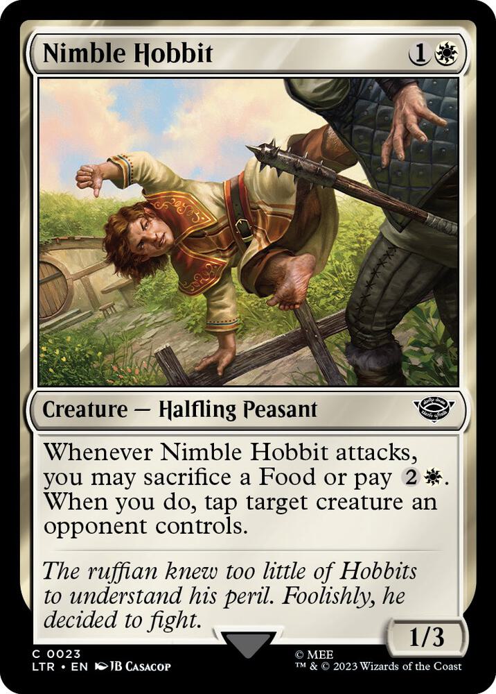 Nimble Hobbit - 23 Normal - Universes Beyond: The Lord of the Rings: Tales of Middle-earth