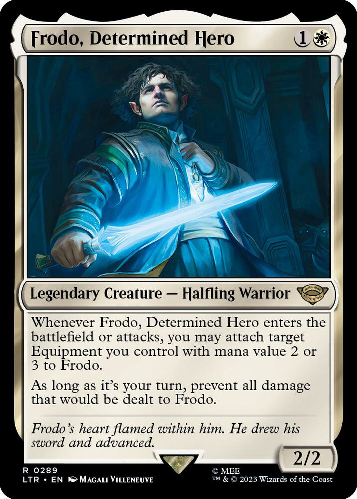 Frodo, Determined Hero - 289 Normal - Universes Beyond: The Lord of the Rings: Tales of Middle-earth