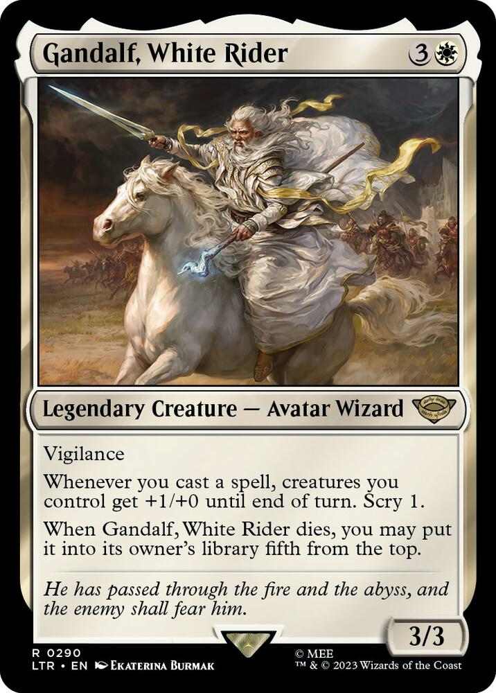 Gandalf, White Rider - 290 Normal - Universes Beyond: The Lord of the Rings: Tales of Middle-earth