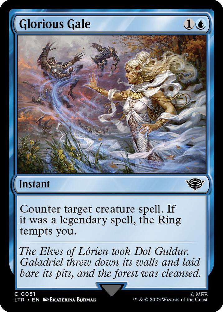 Glorious Gale - 51 Normal - Universes Beyond: The Lord of the Rings: Tales of Middle-earth