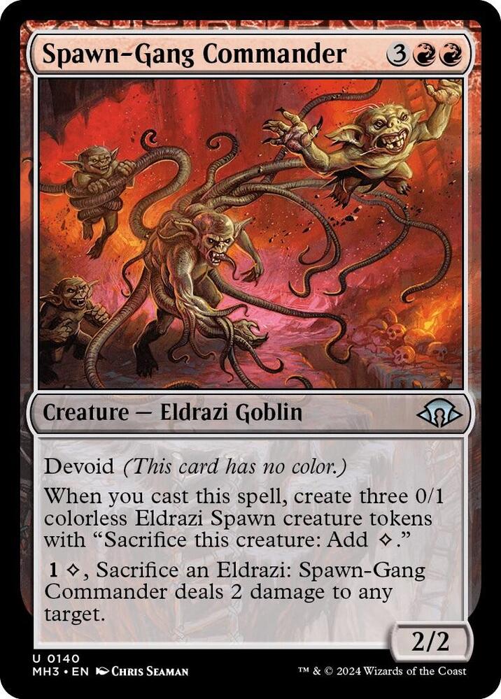 Spawn-Gang Commander - 140 Foil - Modern Horizons 3