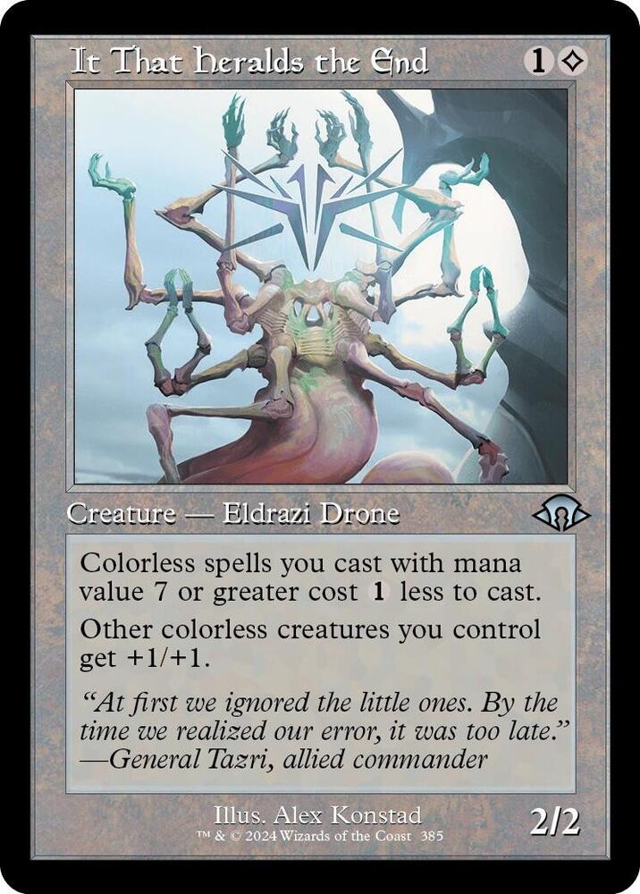 It That Heralds the End (Retro Frame) - 385 Normal - Modern Horizons 3