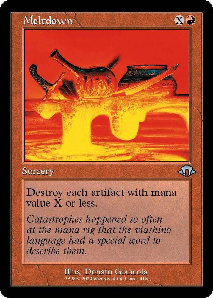 Meltdown (Retro Frame) - 418 Normal - Modern Horizons 3