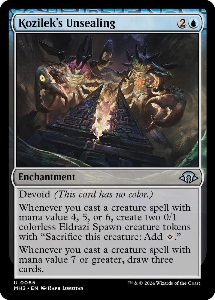 Kozilek's Unsealing - 65 Normal - Modern Horizons 3