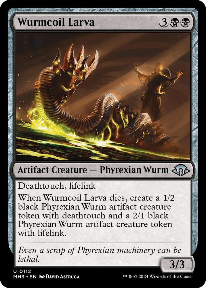 Wurmcoil Larva - 112 Normal - Modern Horizons 3