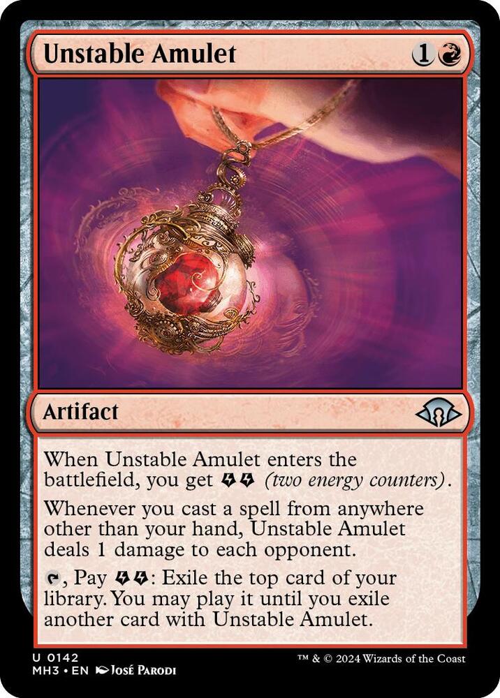Unstable Amulet - 142 Normal - Modern Horizons 3