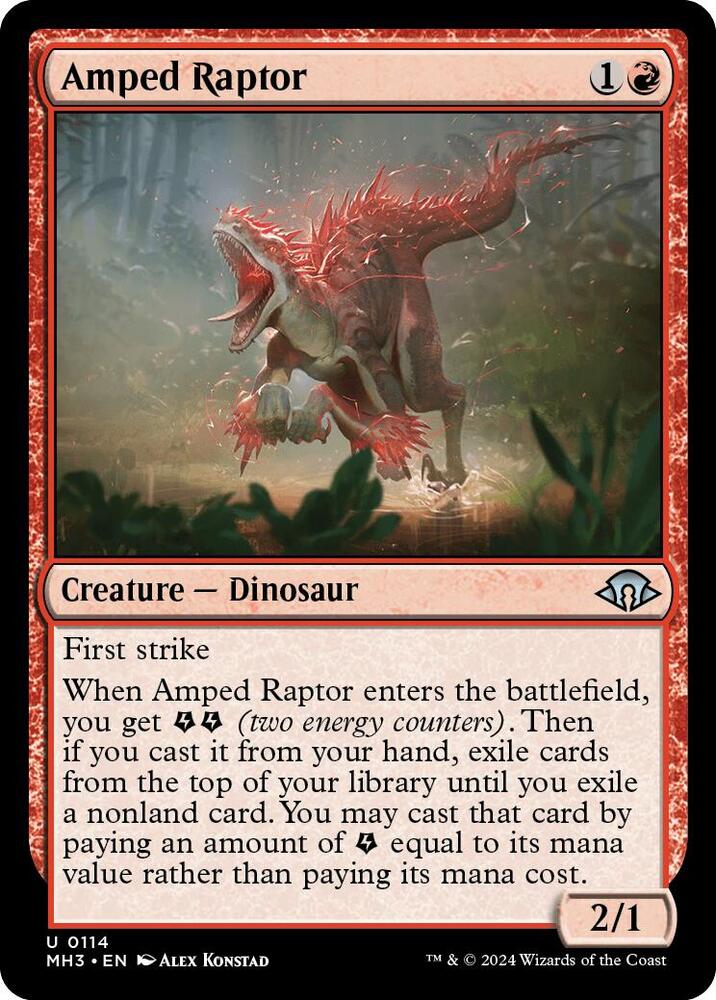 Amped Raptor - 114 Normal - Modern Horizons 3