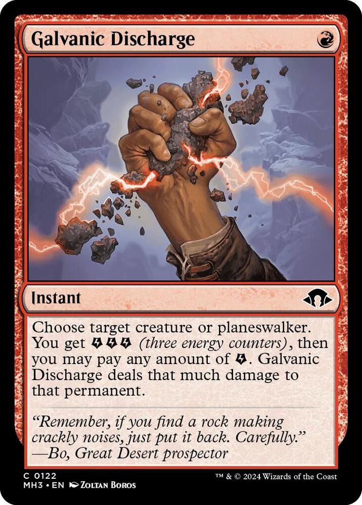 Galvanic Discharge - 122 Foil - Modern Horizons 3