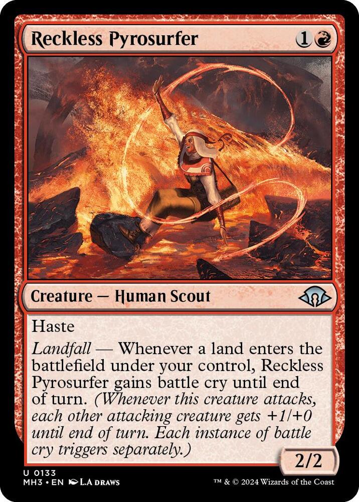 Reckless Pyrosurfer - 133 Normal - Modern Horizons 3