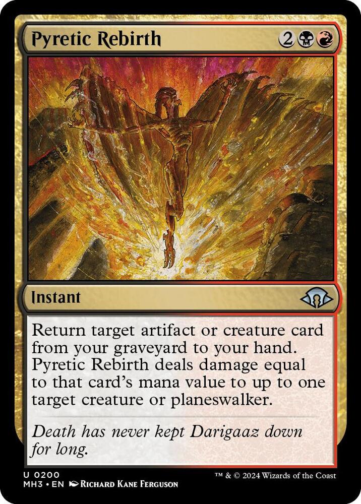 Pyretic Rebirth - 200 Normal - Modern Horizons 3