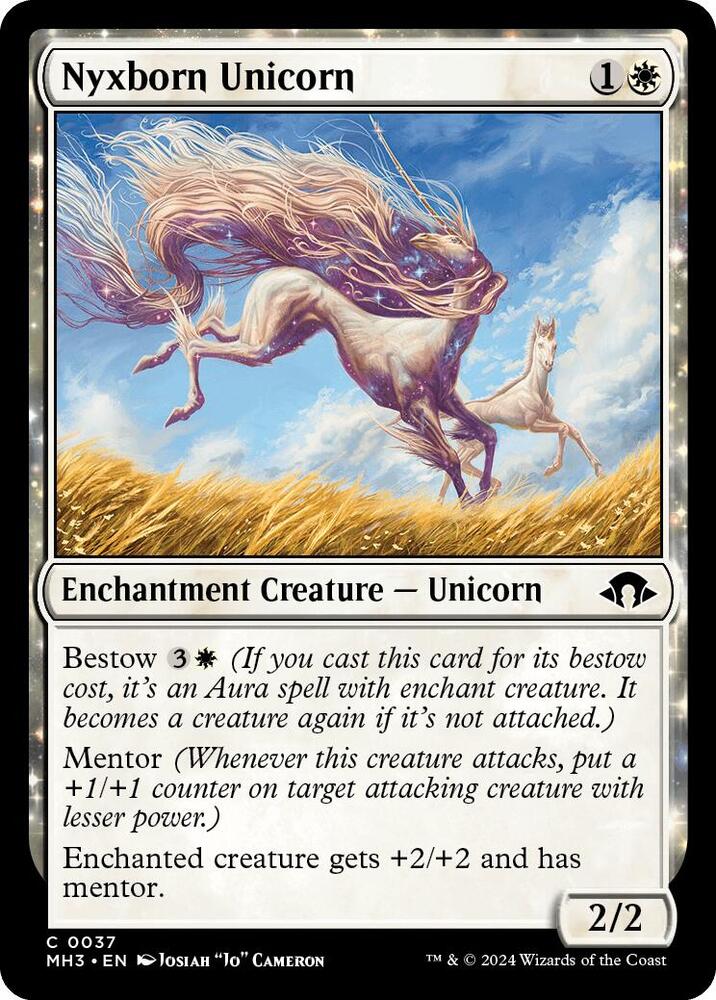 Nyxborn Unicorn - 37 Normal - Modern Horizons 3