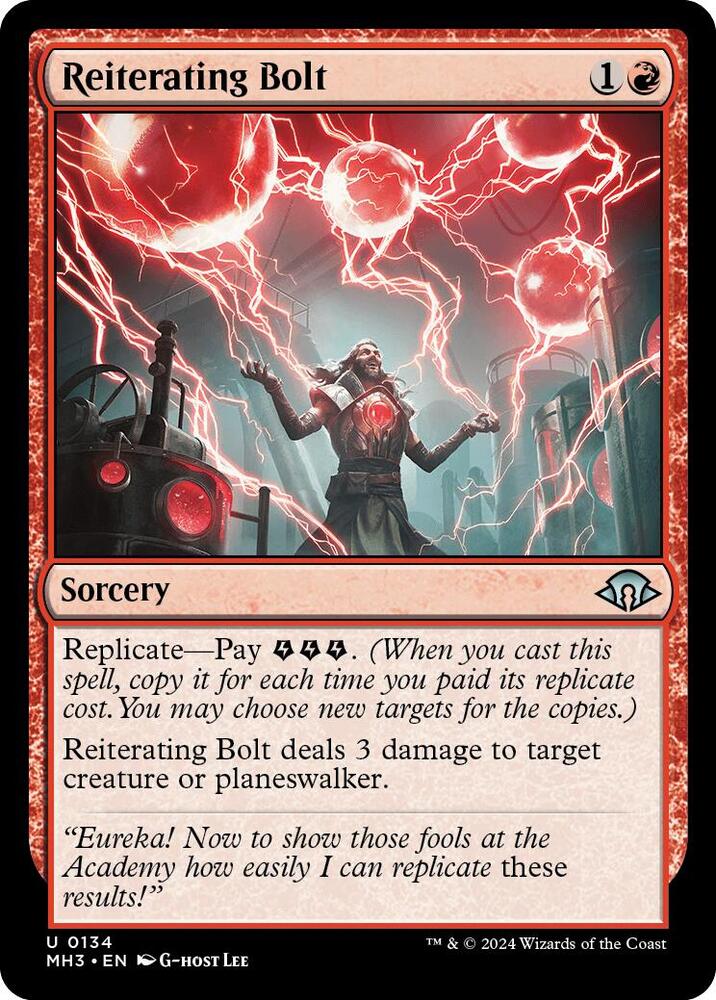 Reiterating Bolt - 134 Normal - Modern Horizons 3