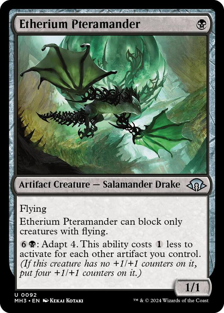 Etherium Pteramander - 92 Normal - Modern Horizons 3