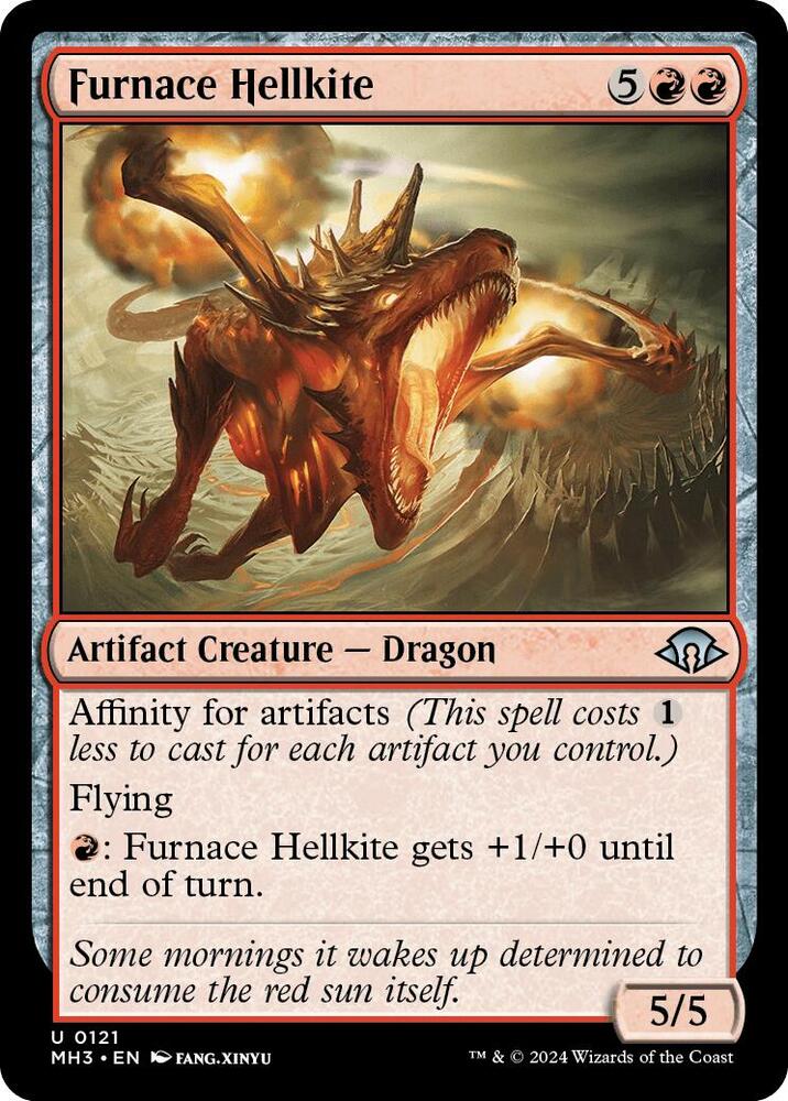 Furnace Hellkite - 121 Normal - Modern Horizons 3