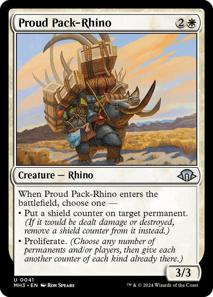 Proud Pack-Rhino - 41 Normal - Modern Horizons 3