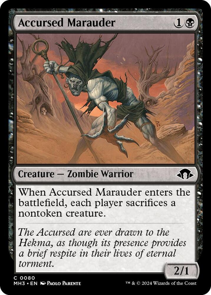 Accursed Marauder - 80 Normal - Modern Horizons 3