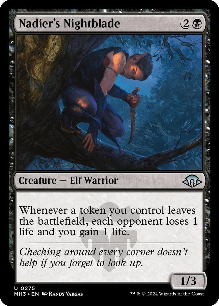 Nadier's Nightblade - 275 Normal - Modern Horizons 3