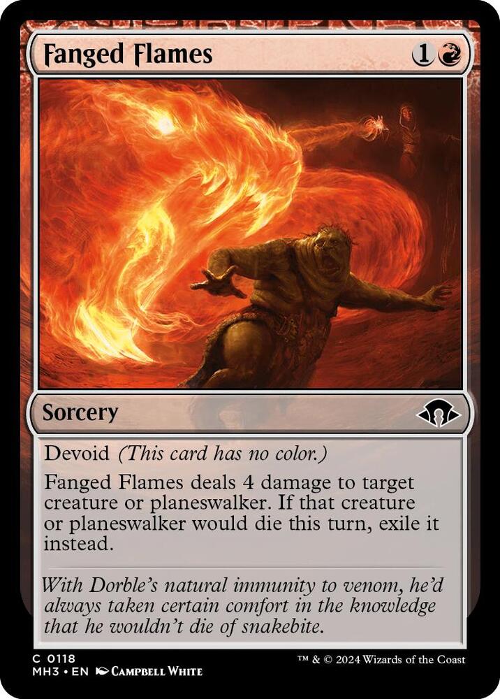 Fanged Flames - 118 Normal - Modern Horizons 3