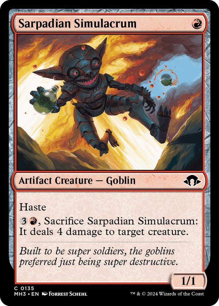 Sarpadian Simulacrum - 135 Normal - Modern Horizons 3