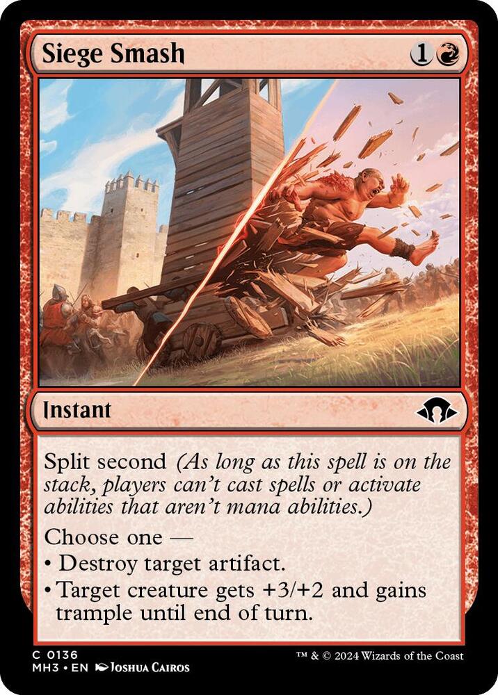 Siege Smash - 136 Normal - Modern Horizons 3