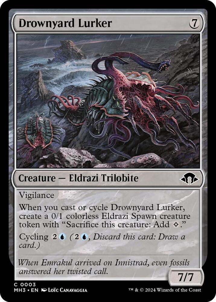 Drownyard Lurker - 3 Foil - Modern Horizons 3