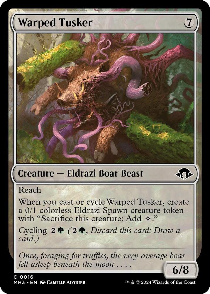 Warped Tusker - 16 Foil - Modern Horizons 3