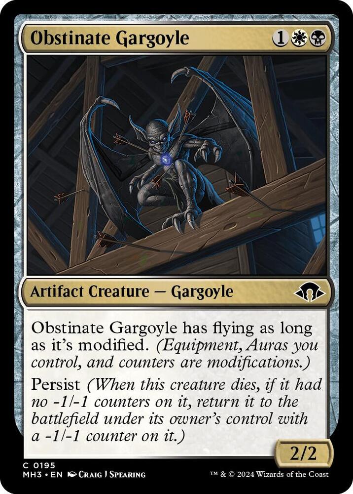 Obstinate Gargoyle - 195 Normal - Modern Horizons 3