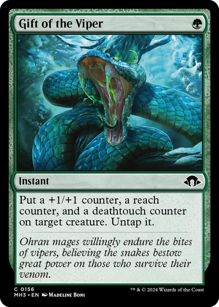 Gift of the Viper - 156 Normal - Modern Horizons 3