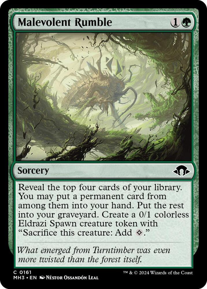 Malevolent Rumble - 161 Foil - Modern Horizons 3