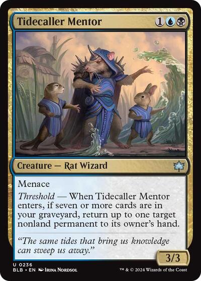 Tidecaller Mentor - 236 - Bloomburrow