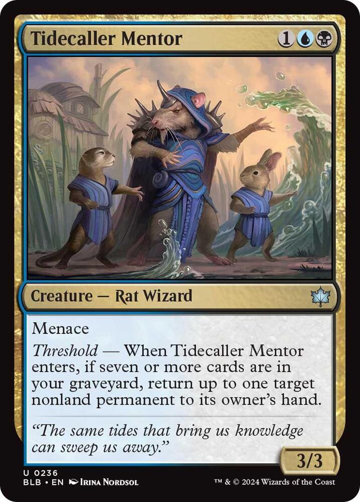 Tidecaller Mentor - 236 Normal - Bloomburrow