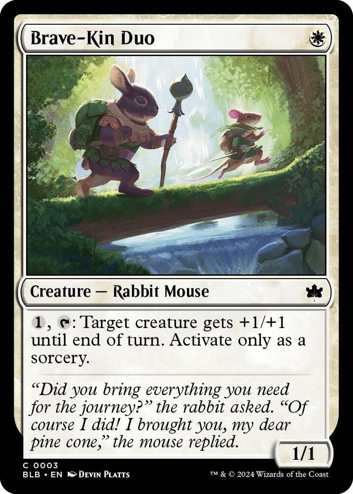 Brave-Kin Duo - 3 Normal - Bloomburrow