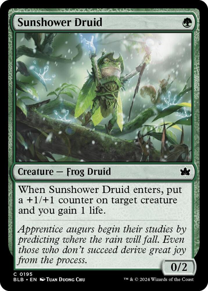 Sunshower Druid - 195 Normal - Bloomburrow