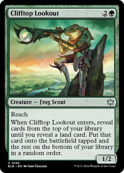 Clifftop Lookout - 168 - Bloomburrow