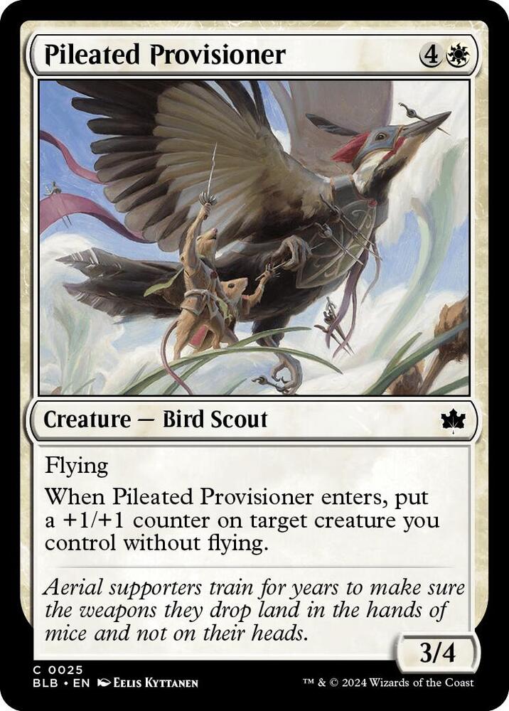 Pileated Provisioner - 25 Normal - Bloomburrow