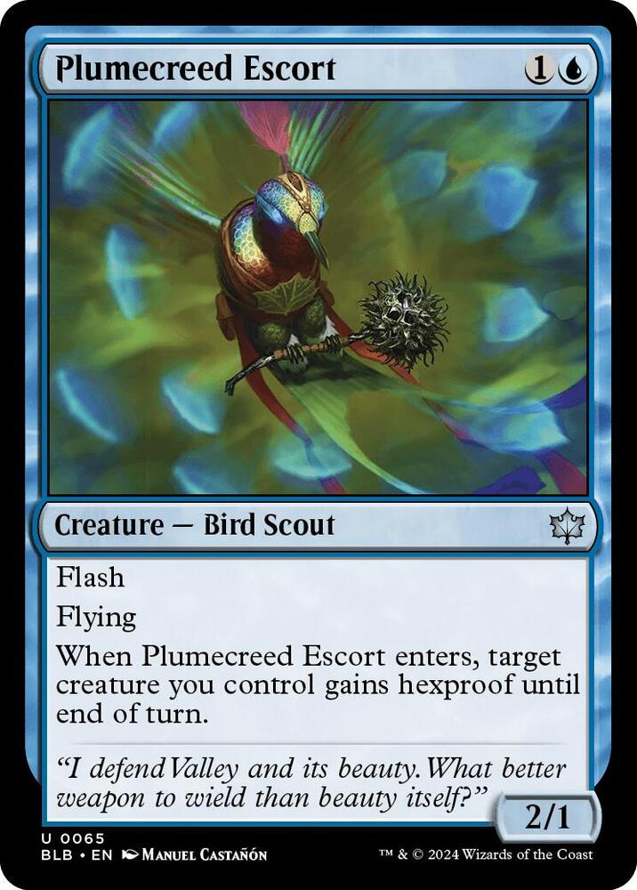 Plumecreed Escort - 65 Normal - Bloomburrow